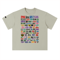 The Icons Collection - Limited Edition Hip Hop Icons Heavyweight Drop Shoulder Cotton T-Shirt
