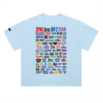 The Icons Collection - Limited Edition Hip Hop Icons Heavyweight Drop Shoulder Cotton T-Shirt