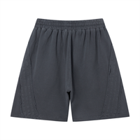 Unisex Vintage Wash Raw Edge Shorts