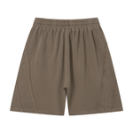 Unisex Vintage Wash Raw Edge Shorts