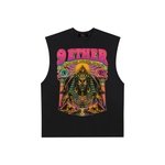 9Ether Psychedelic Egyptian Raw Edge Oversized Cotton Tank Top