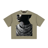 Tribal Woman Vintage Washed Boxy T-Shirt