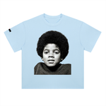 The Icons Collection  - Young Michael Heavyweight Drop Shoulder Cotton T-Shirt