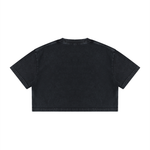 Chase Dreams not People Mineral Wash Cotton Crop T-Shirt