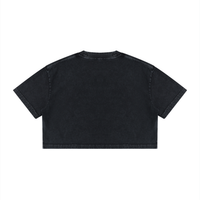 Chase Dreams not People Mineral Wash Cotton Crop T-Shirt