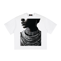 Tribal Woman Vintage Washed Boxy T-Shirt