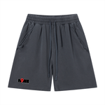 Unisex Vintage Wash Raw Edge Shorts