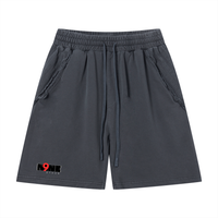Unisex Vintage Wash Raw Edge Shorts
