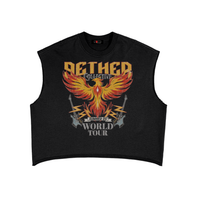 Retro World Tour French Terry Boxy Tank Top