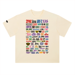 The Icons Collection - Limited Edition Hip Hop Icons Heavyweight Drop Shoulder Cotton T-Shirt