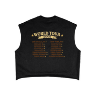 Retro World Tour French Terry Boxy Tank Top